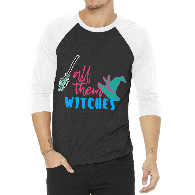 Rainbow Girls Boys First Day Of All Them Witches Broom Stars And Hats  3/4 Sleeve Shirt by cm-arts | Artistshot