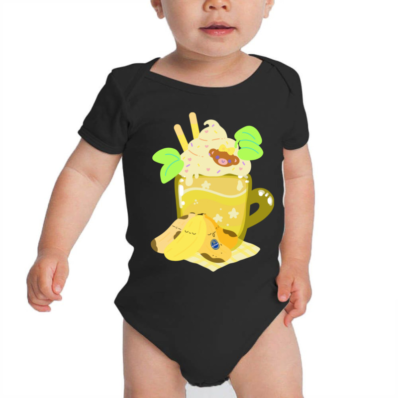 Monkey Banana Milkshake Baby Bodysuit by Kemriban527 | Artistshot