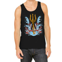 Poseidon Trident, Poseidon Trident Painting, Poseidon Trident Vintage, Tank Top | Artistshot