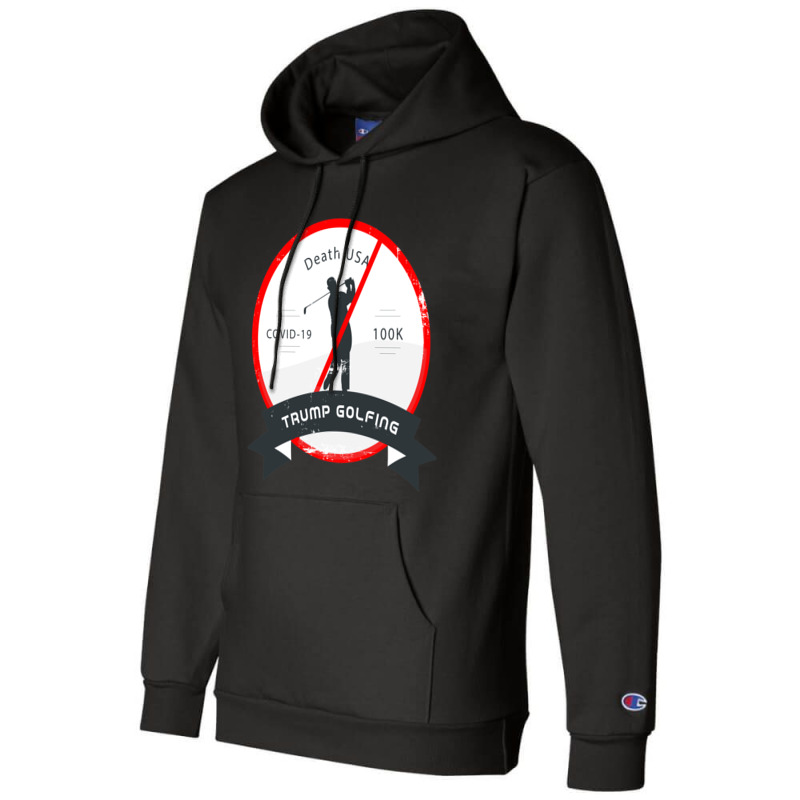 Stop Trump Golfing Champion Hoodie | Artistshot