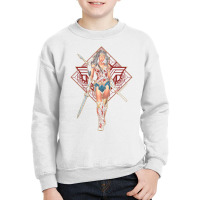 Wonder Woman Movie Warrior Pullover Hoodie Youth Sweatshirt | Artistshot