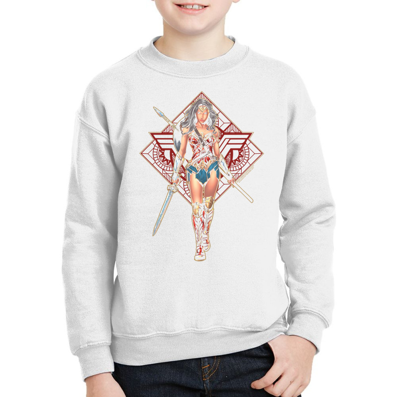 Wonder Woman Movie Warrior Pullover Hoodie Youth Sweatshirt | Artistshot