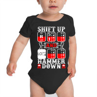 Shift Up And Hammer Down Truck Driver Baby Bodysuit | Artistshot