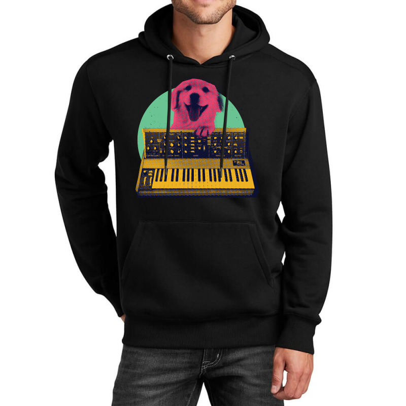 Retro Analogue Synthesizer Synth Dog, Retro Analogue Synthesizer Synth Unisex Hoodie | Artistshot