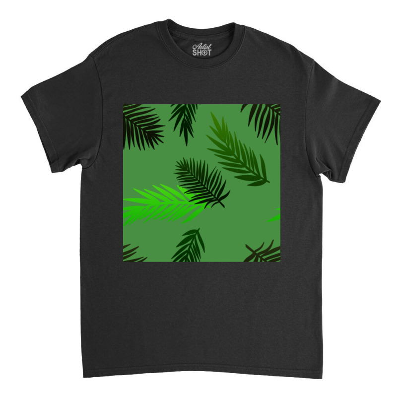 Palm Leaves Classic T-shirt by Kemriban527 | Artistshot