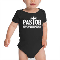 Mens Youth Pastor Funny Pastor Religious Preacher T Shirt Baby Bodysuit | Artistshot