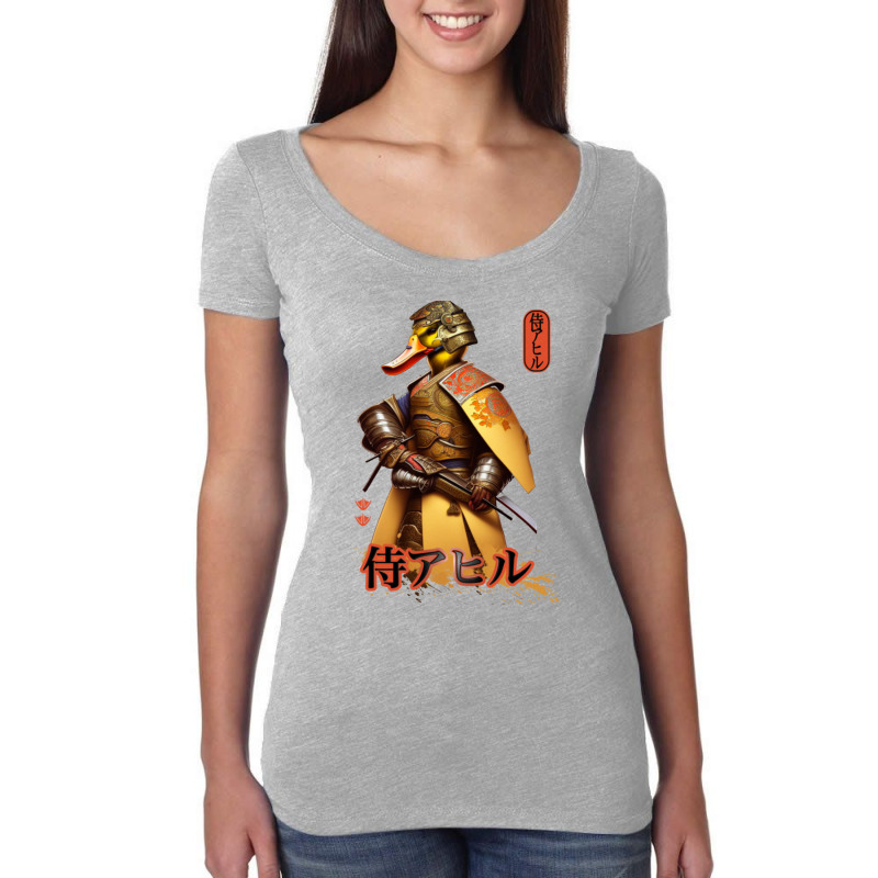 Samurai Duck 2 Women's Triblend Scoop T-shirt by cm-arts | Artistshot