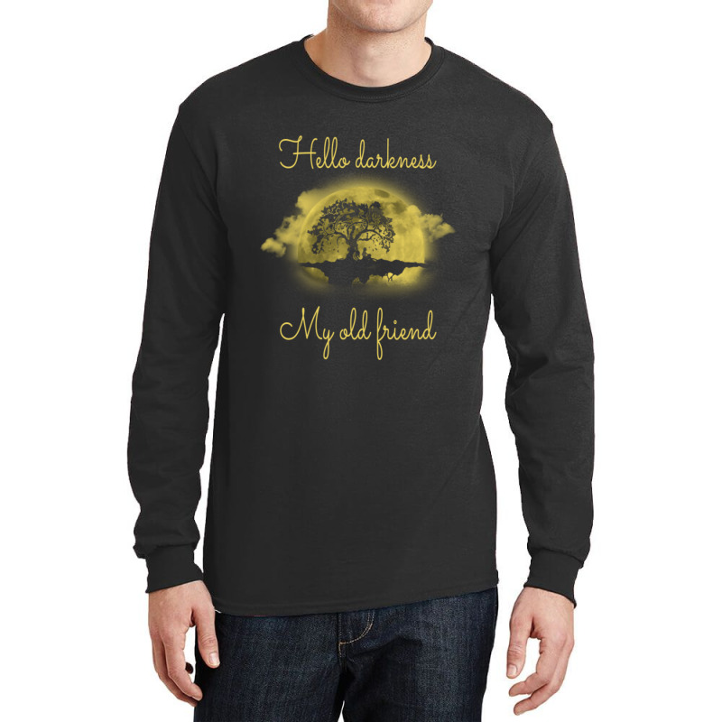 Hello Darkness My Old Friend Hippie Long Sleeve Shirts | Artistshot