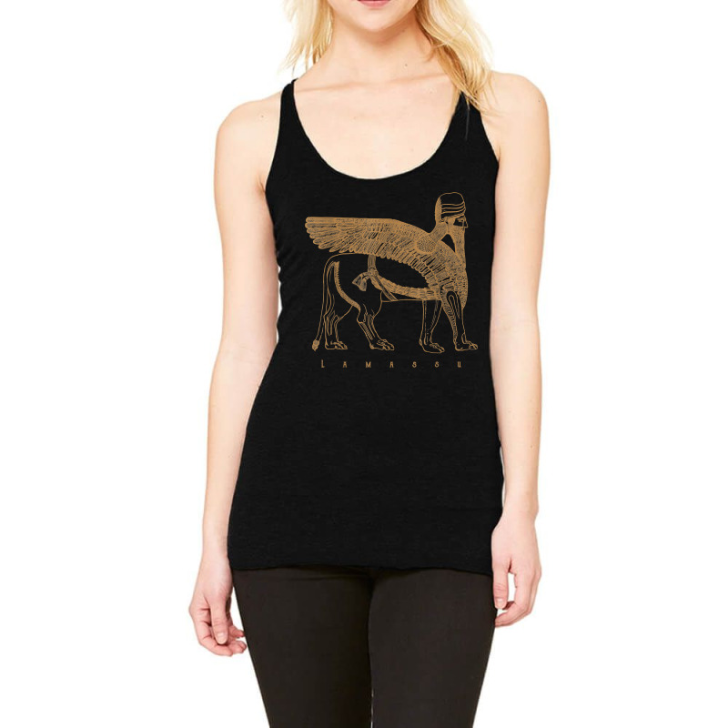 Lamassu Winged Lion Assyrian Sumerian Mesopotamia Racerback Tank by LaticiaSandgren | Artistshot