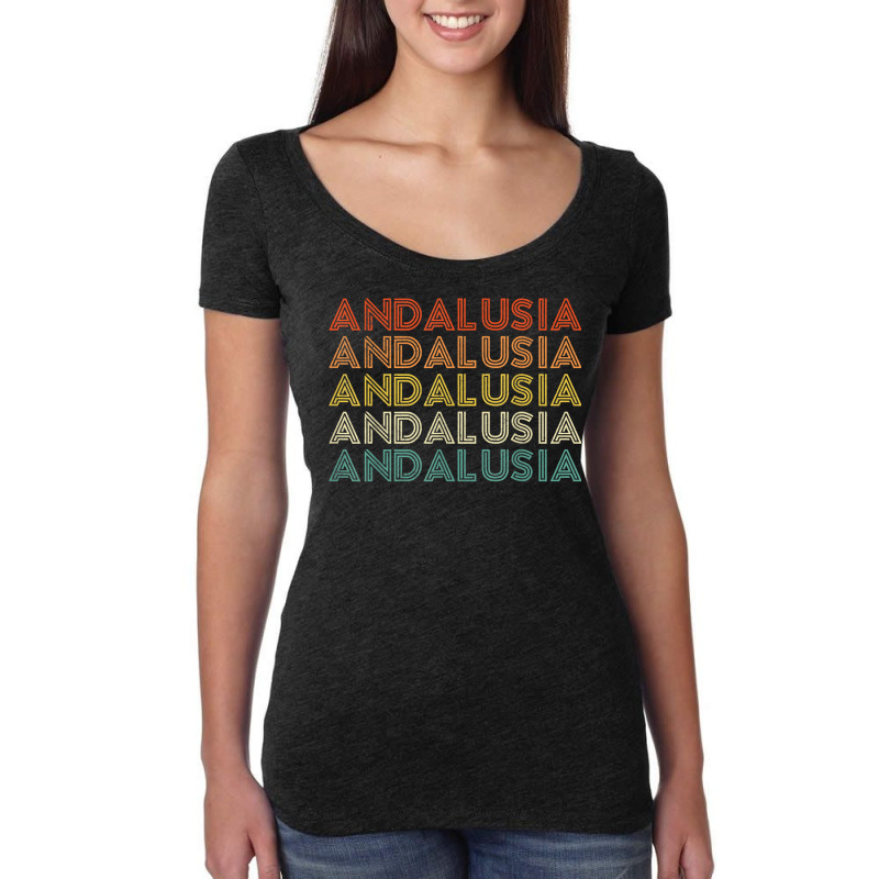 Andalusia T Shirt Women's Triblend Scoop T-shirt | Artistshot