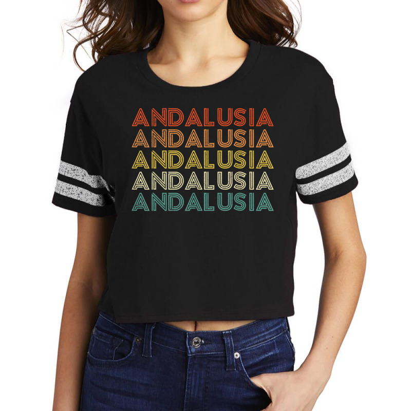 Andalusia T Shirt Scorecard Crop Tee | Artistshot