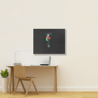 The Spaceman's Trip Landscape Canvas Print | Artistshot