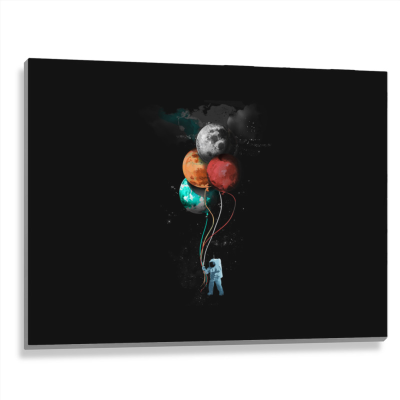 The Spaceman's Trip Metal Print Horizontal | Artistshot