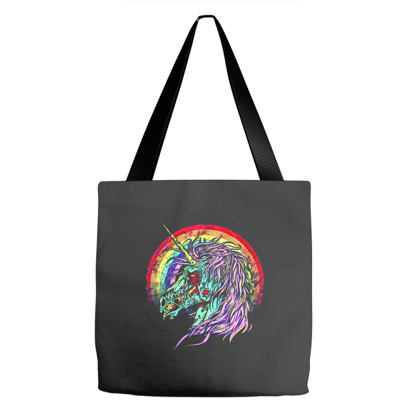 Zombie Unicorn, High Quality Microfiber, Zombie Unicorn Art, Zombie Un Tote Bags | Artistshot