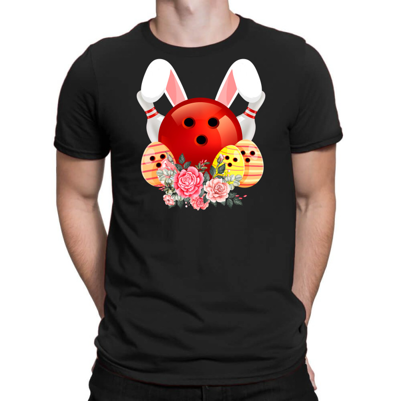 Bowling Easter Bunny Egg 2020 Rabbit Flowers Pascha Bowler T-Shirt by Haley1989 | Artistshot