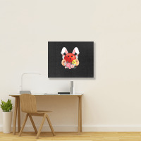 Bowling Easter Bunny Egg 2020 Rabbit Flowers Pascha Bowler Landscape Canvas Print | Artistshot