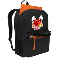 Bowling Easter Bunny Egg 2020 Rabbit Flowers Pascha Bowler Backpack | Artistshot