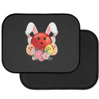 Bowling Easter Bunny Egg 2020 Rabbit Flowers Pascha Bowler Rear Car Mat | Artistshot