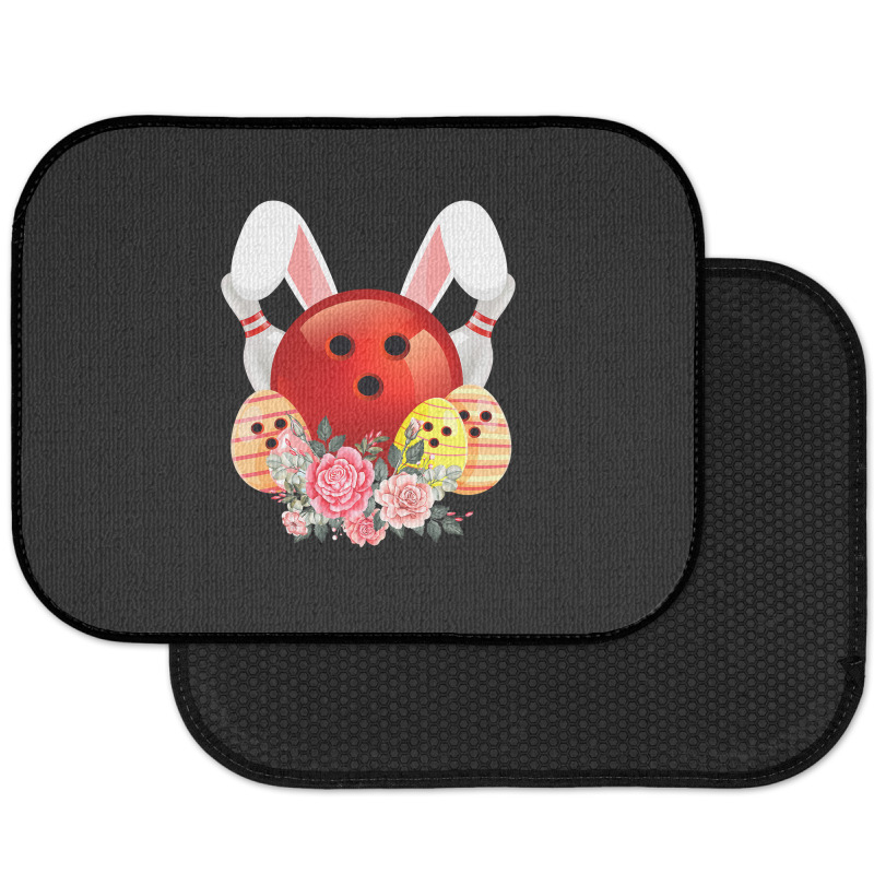 Bowling Easter Bunny Egg 2020 Rabbit Flowers Pascha Bowler Rear Car Mat by Haley1989 | Artistshot