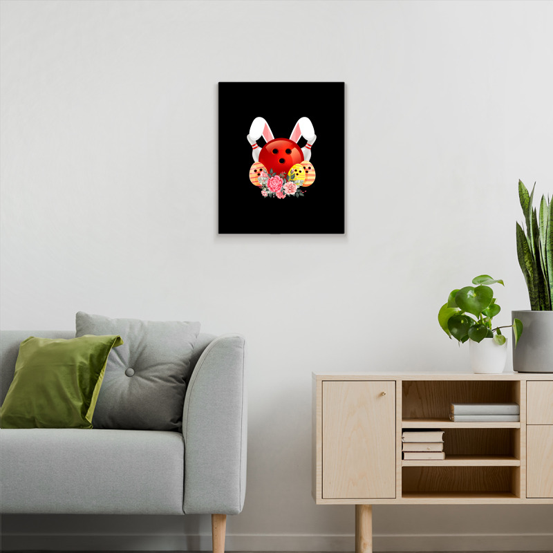 Bowling Easter Bunny Egg 2020 Rabbit Flowers Pascha Bowler Metal Print Vertical by Haley1989 | Artistshot