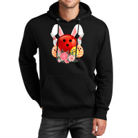 Bowling Easter Bunny Egg 2020 Rabbit Flowers Pascha Bowler Unisex Hoodie | Artistshot