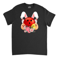 Bowling Easter Bunny Egg 2020 Rabbit Flowers Pascha Bowler Classic T-shirt | Artistshot