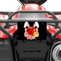 Bowling Easter Bunny Egg 2020 Rabbit Flowers Pascha Bowler Atv License Plate | Artistshot