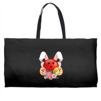 Bowling Easter Bunny Egg 2020 Rabbit Flowers Pascha Bowler Weekender Totes | Artistshot