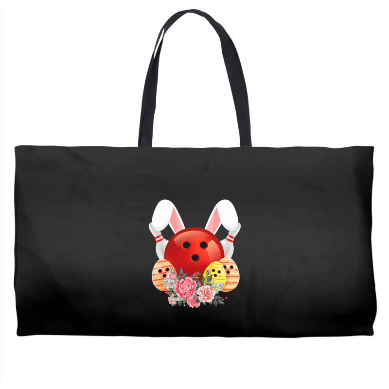 Bowling Easter Bunny Egg 2020 Rabbit Flowers Pascha Bowler Weekender Totes by Haley1989 | Artistshot