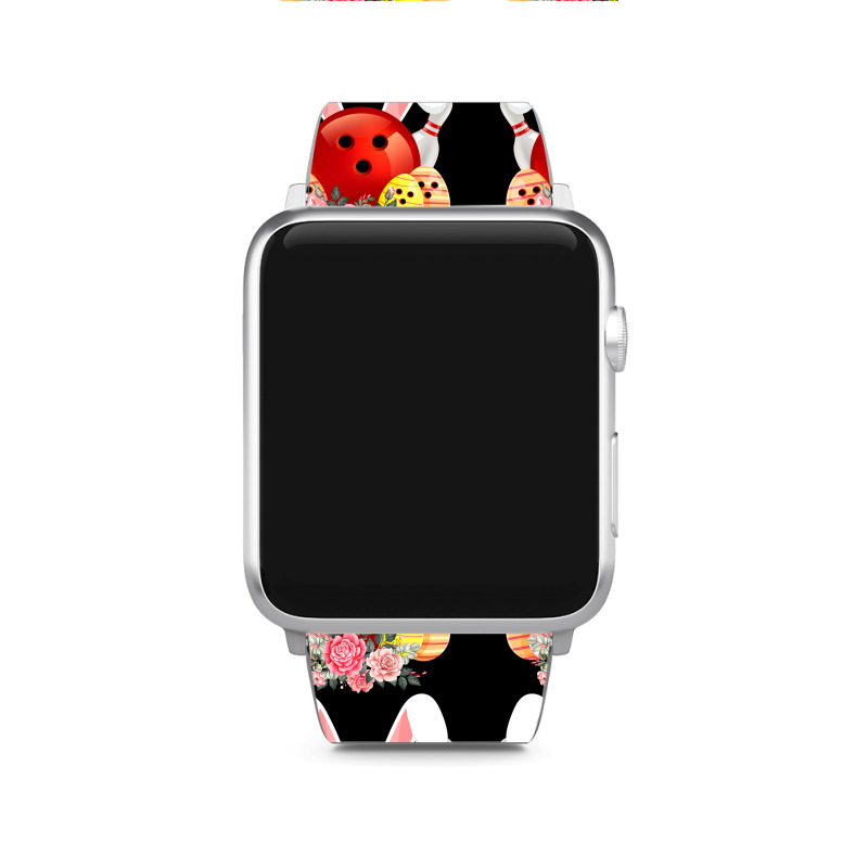 Bowling Easter Bunny Egg 2020 Rabbit Flowers Pascha Bowler Apple Watch Band by Haley1989 | Artistshot