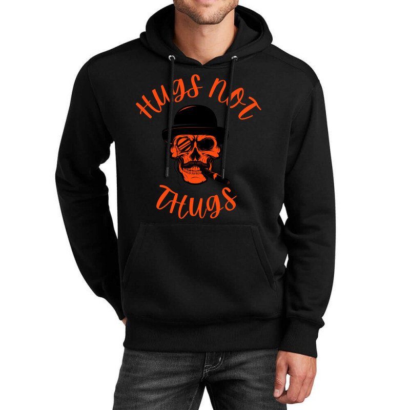 Hugs Not Thugs Because We Love Dogs Unisex Hoodie | Artistshot