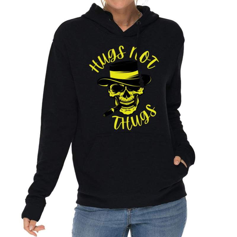 Hugs Not Thugs Because We Love Dogs Lightweight Hoodie | Artistshot