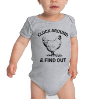 Cluck Around And Find Out Funny Chicken Adult Humor Tank Top Baby Bodysuit | Artistshot