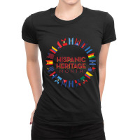 Hispanic Heritage Month Ladies Fitted T-shirt | Artistshot