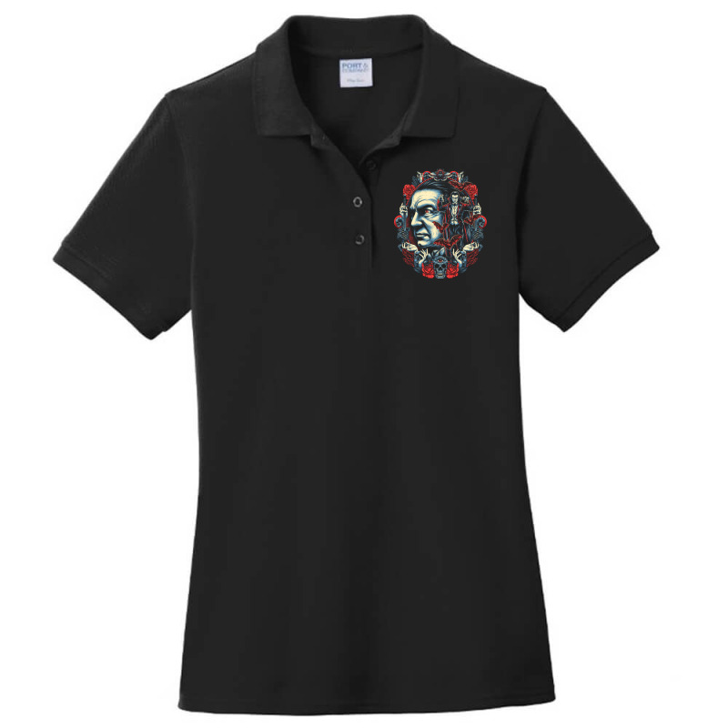 Mind Control Of The Vampire Ladies Polo Shirt by cm-arts | Artistshot