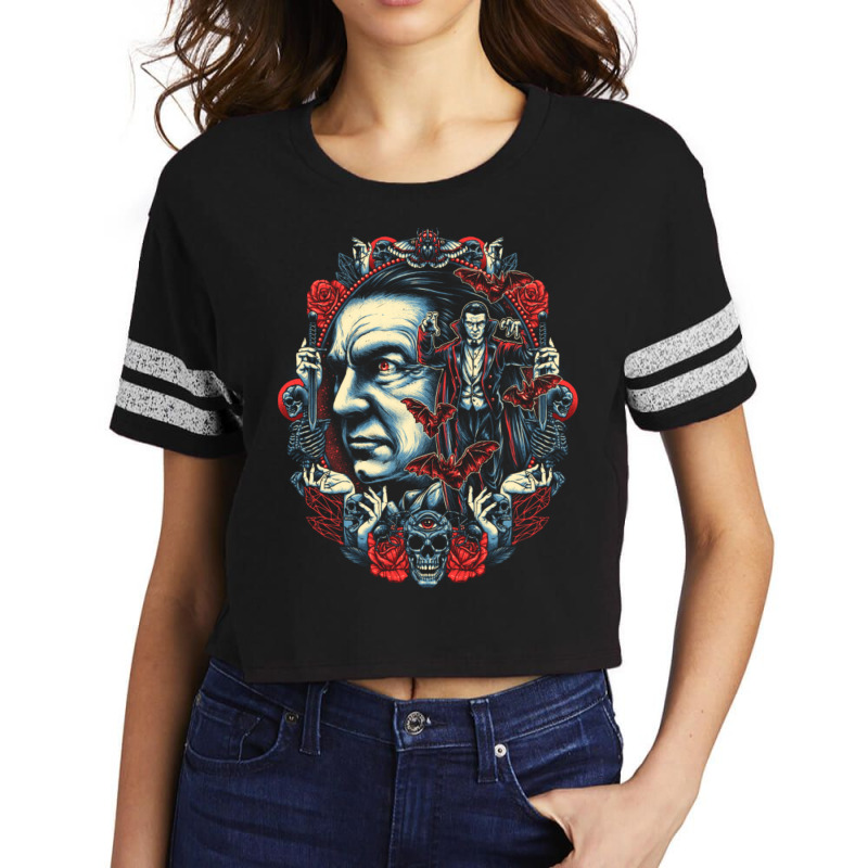 Mind Control Of The Vampire Scorecard Crop Tee by cm-arts | Artistshot