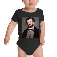 Portrait Of Anthony Valabregue By Paul Cezanne Baby Bodysuit | Artistshot