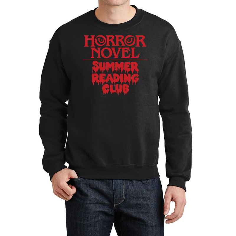 Horror Novel Reading Club Crewneck Sweatshirt by Rahmatika | Artistshot