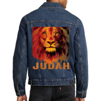 Lion Of Judah Tribe Hebrew Israelite Messianic Men Denim Jacket | Artistshot