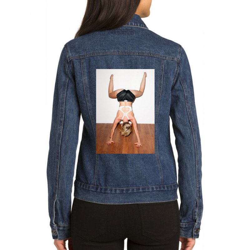 Twerking Miley Ladies Denim Jacket by CHADANDERSON | Artistshot