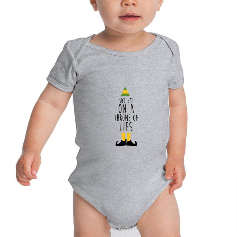 Elf   You Sit On A Throne Of Lies Baby Bodysuit | Artistshot