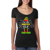 I'm The Sensitive Elf Family Matching Group Xmas Costume Tank Top Women's Triblend Scoop T-shirt | Artistshot