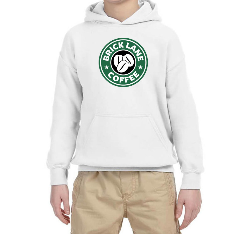 Brick Lane Coffee Youth Hoodie by sepedakaca | Artistshot