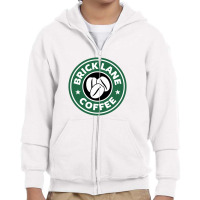 Brick Lane Coffee Youth Zipper Hoodie | Artistshot