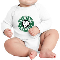 Brick Lane Coffee Long Sleeve Baby Bodysuit | Artistshot