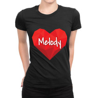 Melody In My Heart Forever Love Ladies Fitted T-shirt | Artistshot