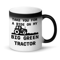 Big Green Tractor Magic Mug | Artistshot