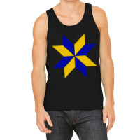 Blue And Gold Quilt Star Tank Top | Artistshot