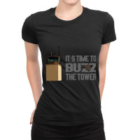 It_s Time To Buzz The Tower V2 Ladies Fitted T-shirt | Artistshot