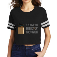 It_s Time To Buzz The Tower V2 Scorecard Crop Tee | Artistshot